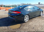 2018 Ford Fusion Se Black vin: 3FA6P0H75JR197858