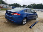 2018 Ford Fusion Se Blue vin: 3FA6P0H75JR261462