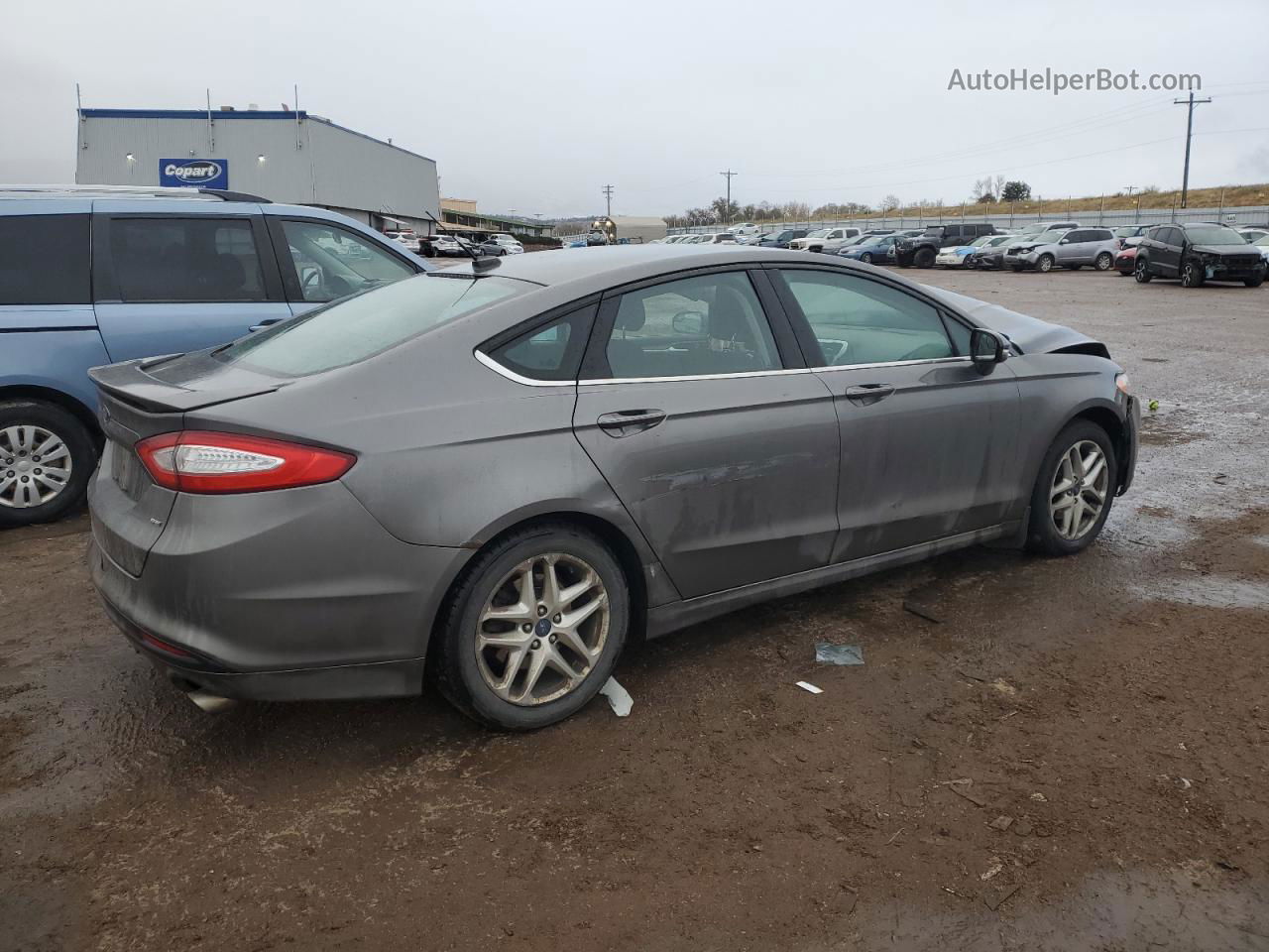 2013 Ford Fusion Se Серый vin: 3FA6P0H76DR119884