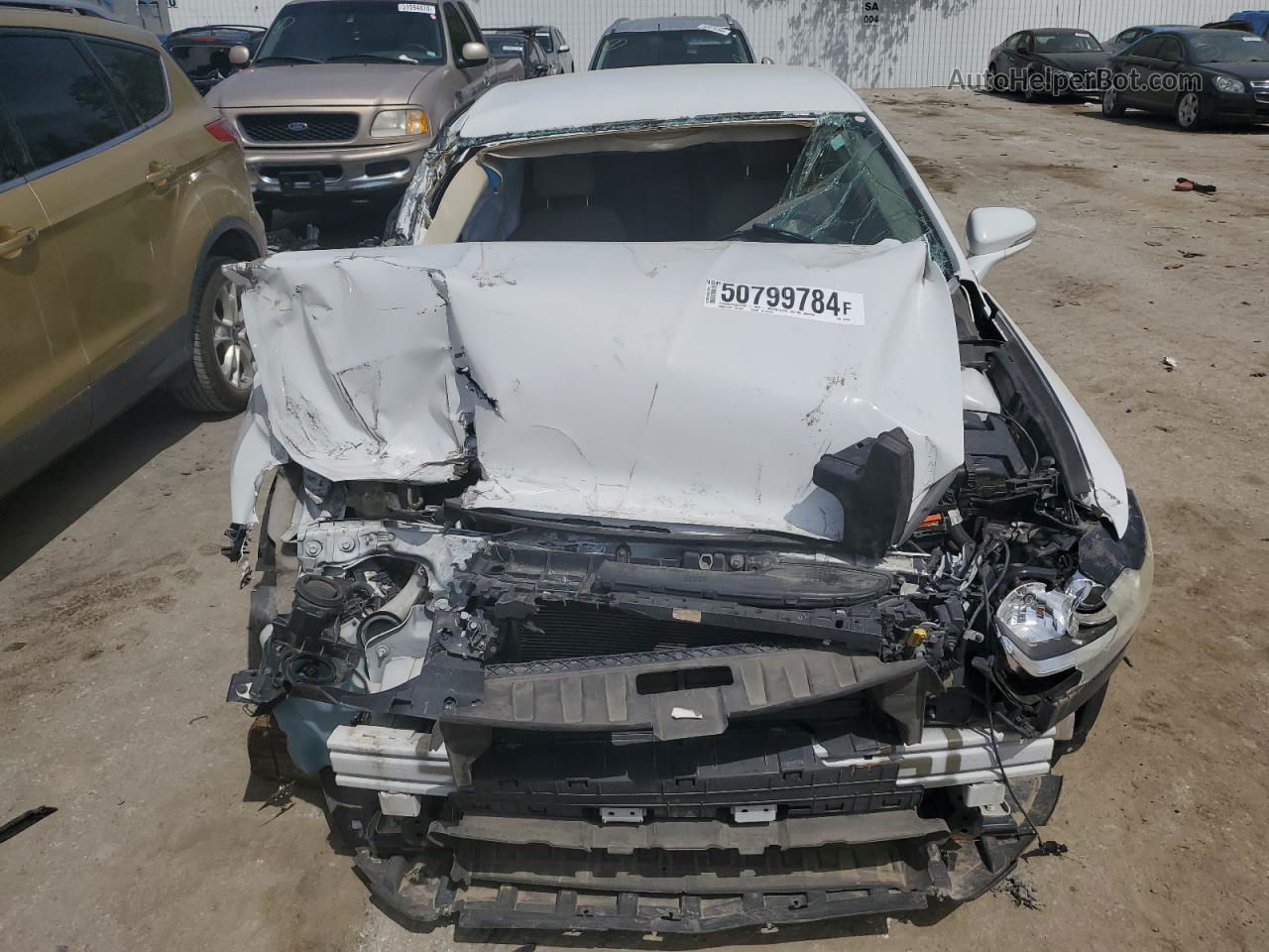 2013 Ford Fusion Se White vin: 3FA6P0H76DR142288