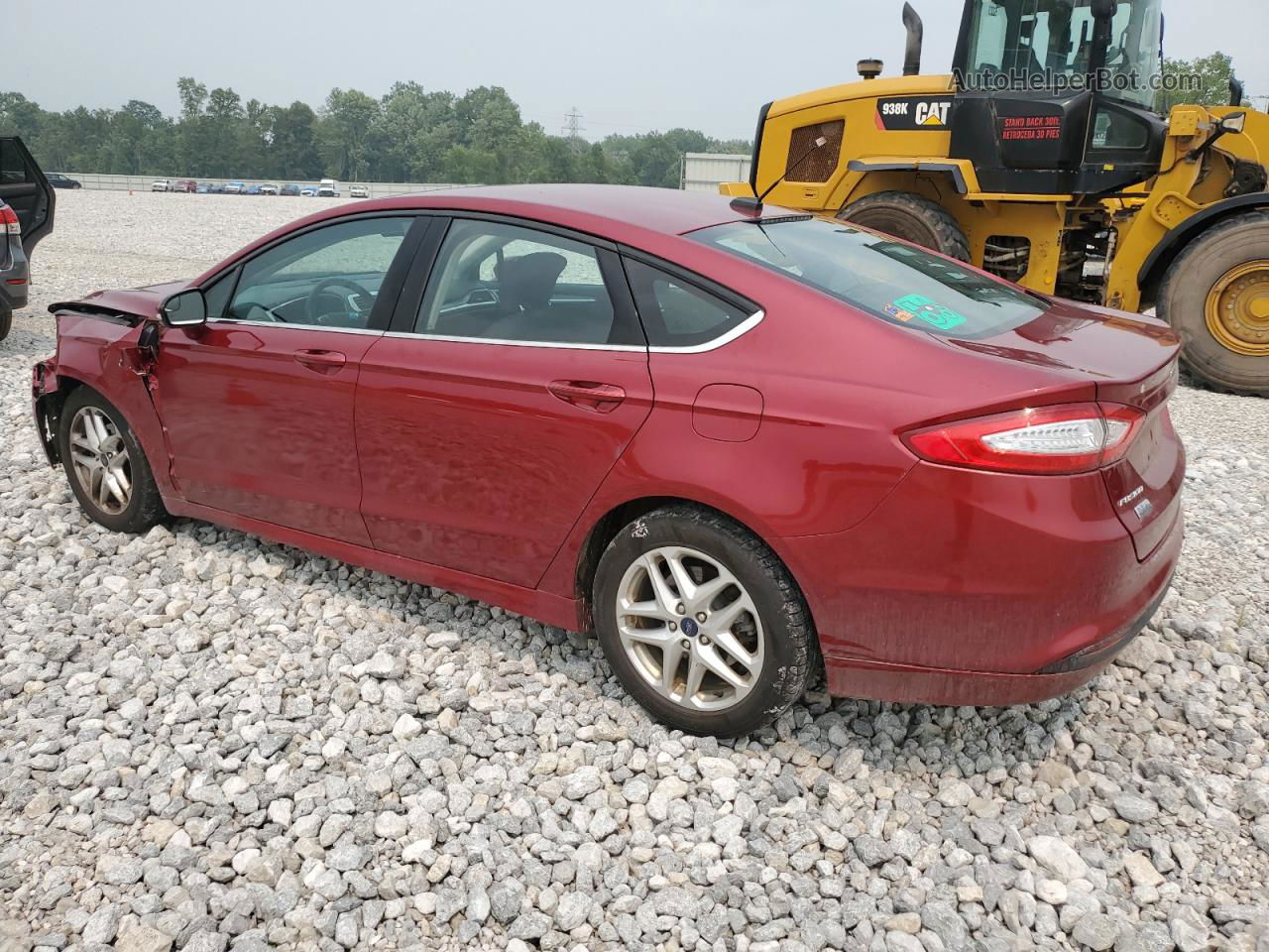 2013 Ford Fusion Se Red vin: 3FA6P0H76DR176442