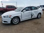 2013 Ford Fusion Se White vin: 3FA6P0H76DR204580