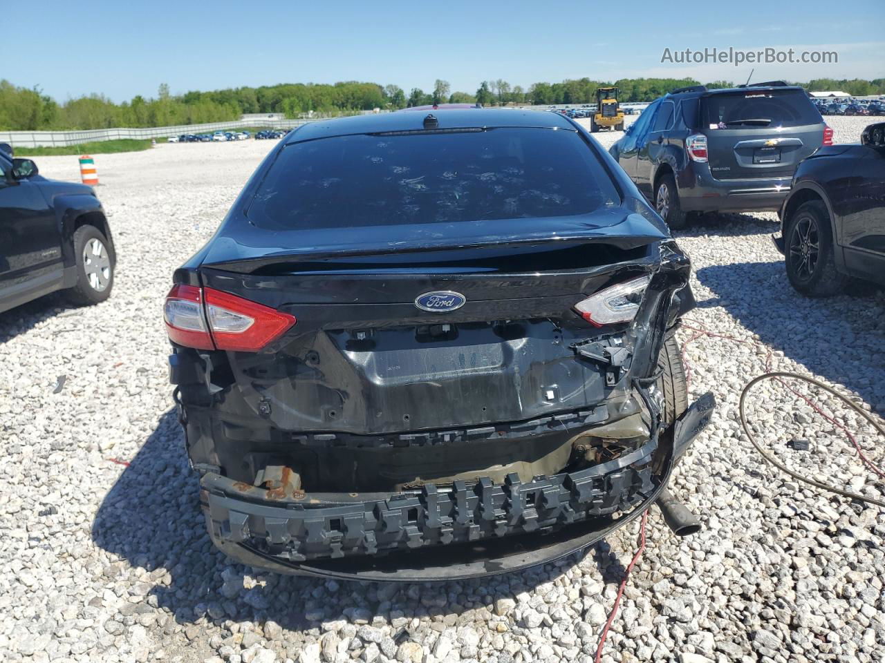 2013 Ford Fusion Se Black vin: 3FA6P0H76DR280977