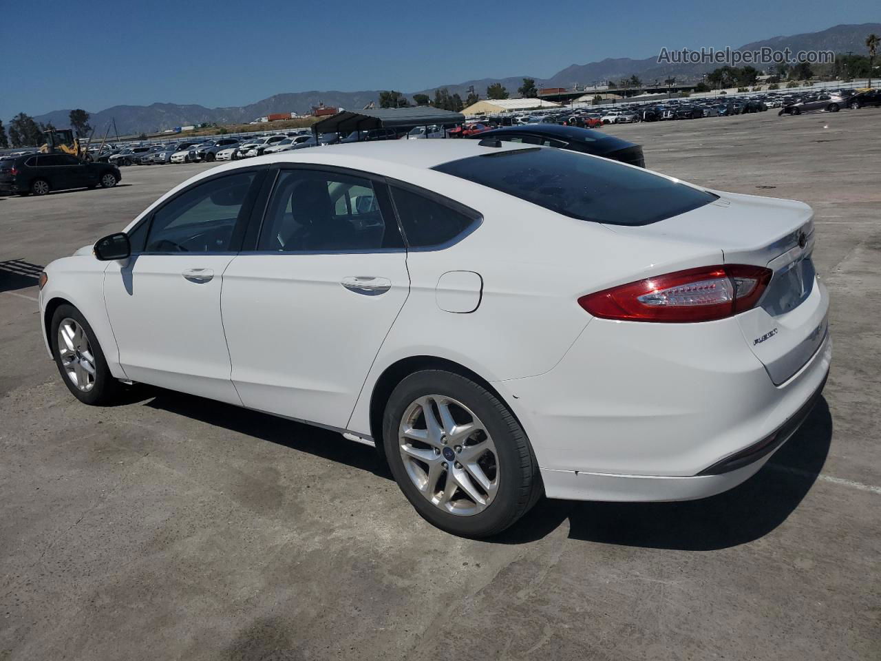 2013 Ford Fusion Se White vin: 3FA6P0H76DR329076