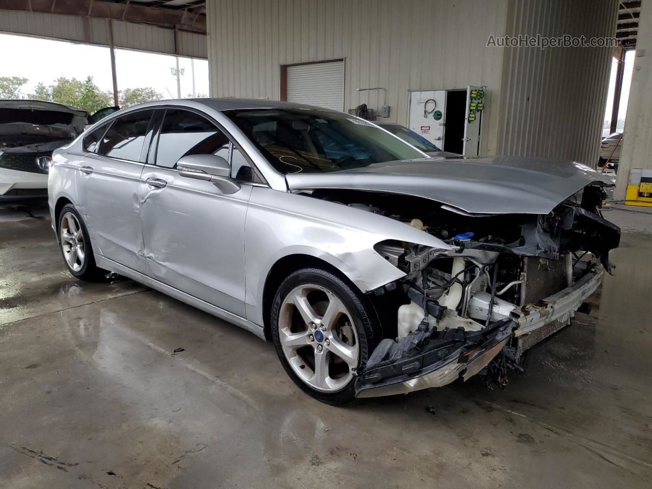 2013 Ford Fusion Se Silver vin: 3FA6P0H76DR338263