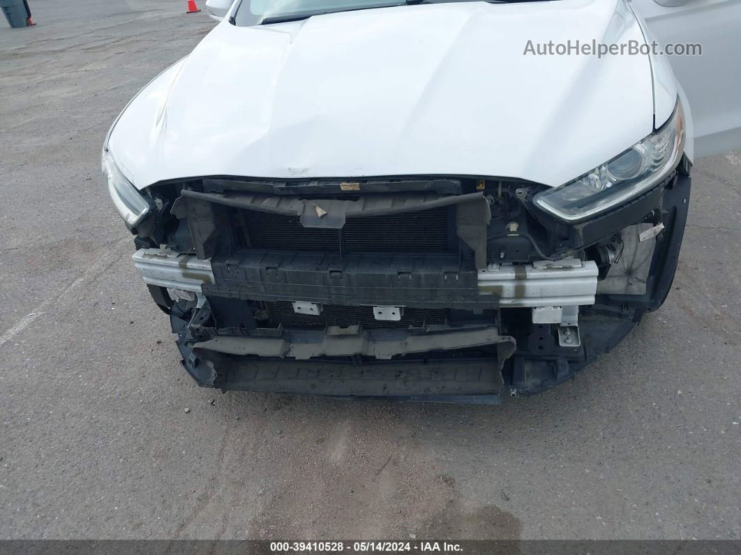 2013 Ford Fusion Se White vin: 3FA6P0H76DR362000