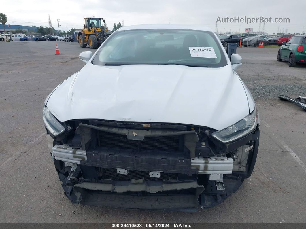 2013 Ford Fusion Se White vin: 3FA6P0H76DR362000