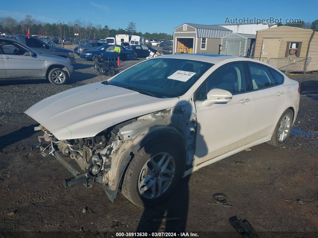 2013 Ford Fusion Se White vin: 3FA6P0H76DR367861