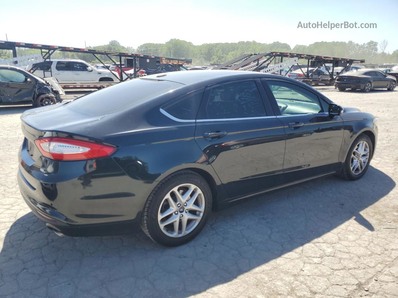 2014 Ford Fusion Se Бирюзовый vin: 3FA6P0H76ER115187