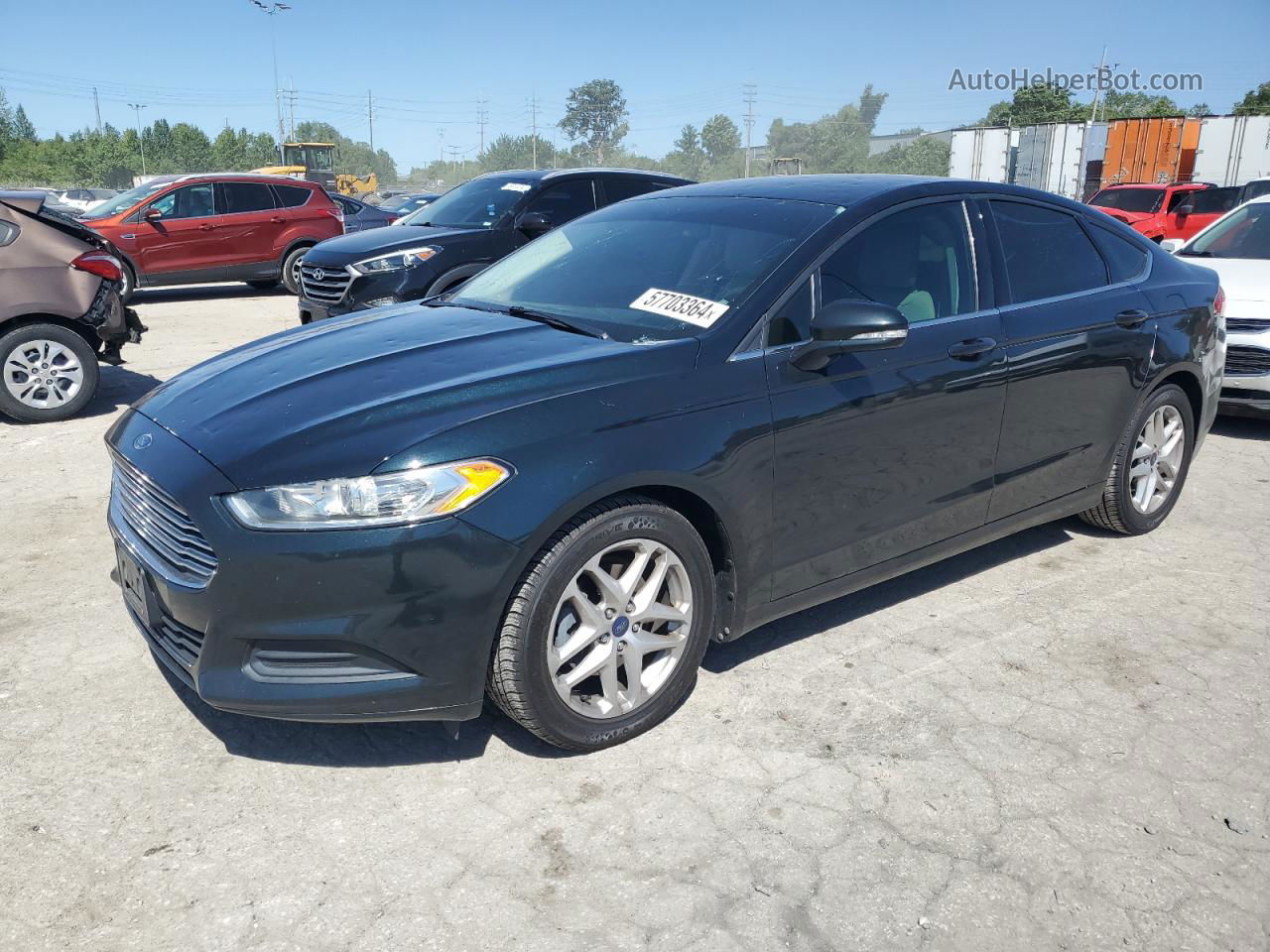 2014 Ford Fusion Se Бирюзовый vin: 3FA6P0H76ER115187