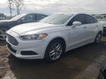 2014 Ford Fusion Se White vin: 3FA6P0H76ER203284