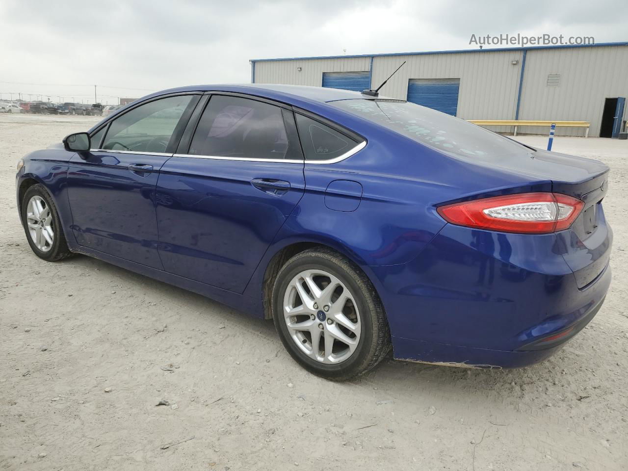 2014 Ford Fusion Se Blue vin: 3FA6P0H76ER212194