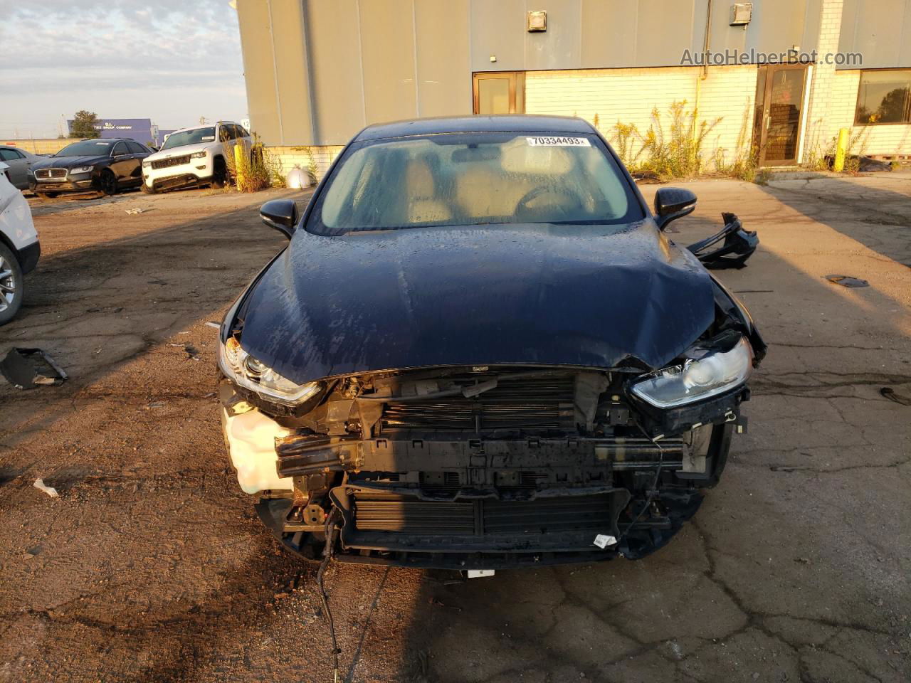 2014 Ford Fusion Se Черный vin: 3FA6P0H76ER278051