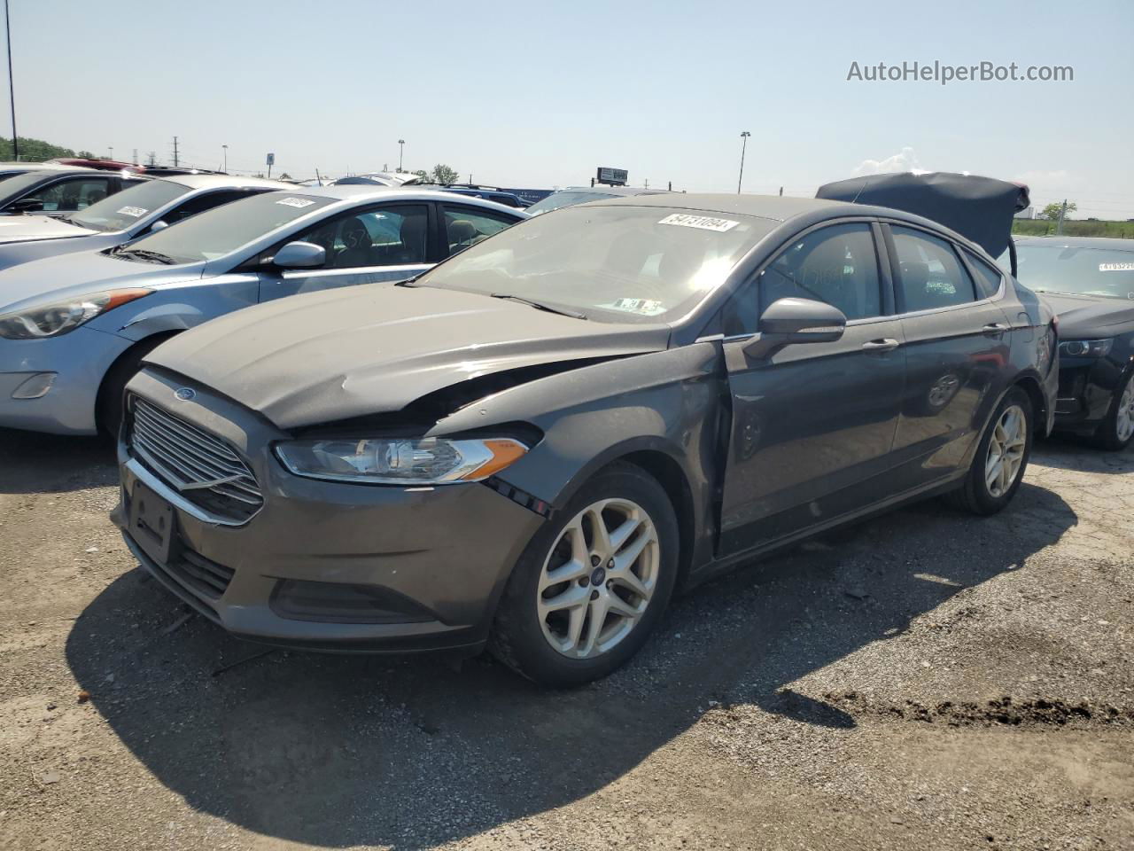 2015 Ford Fusion Se Charcoal vin: 3FA6P0H76FR124943