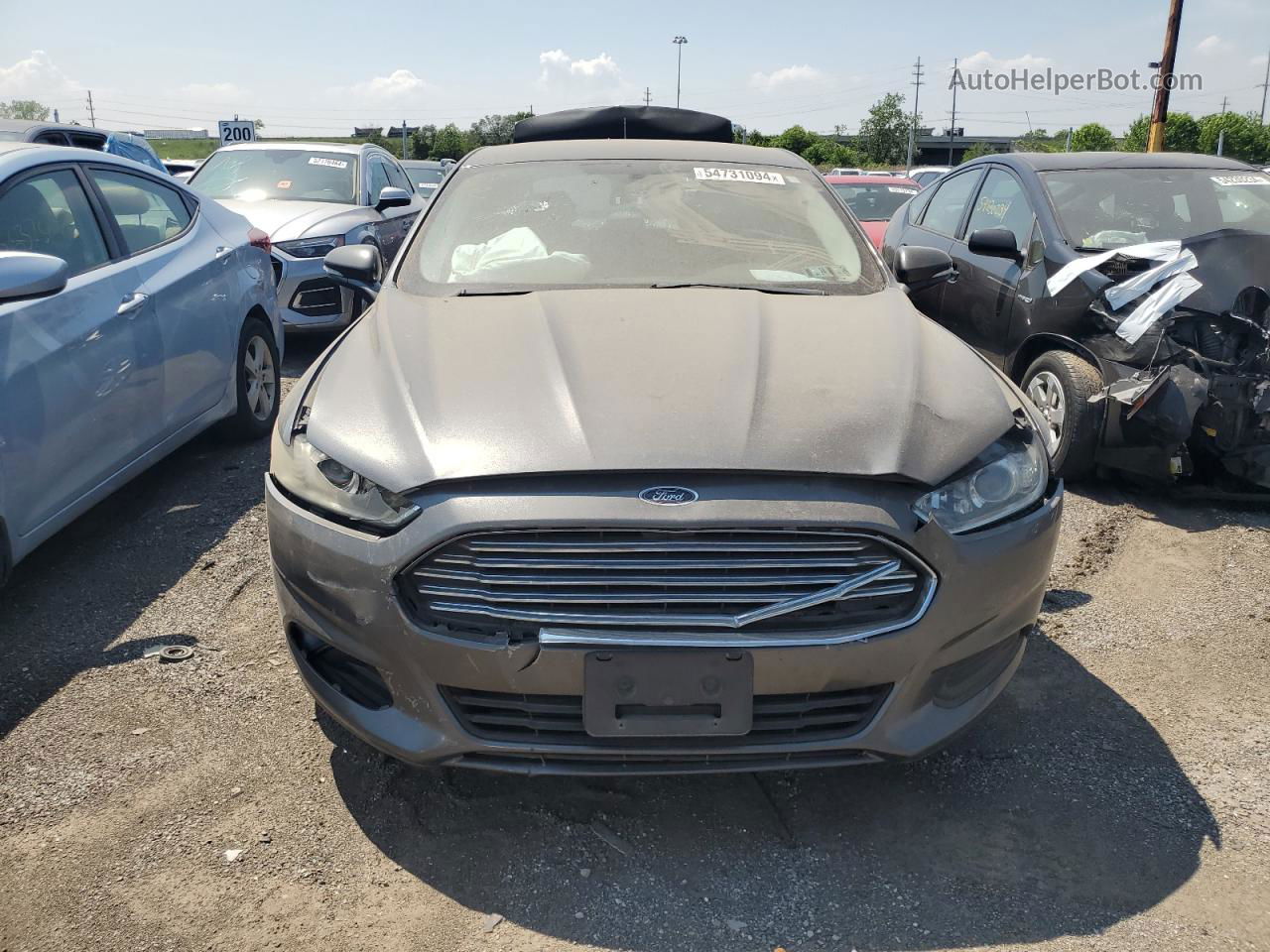 2015 Ford Fusion Se Charcoal vin: 3FA6P0H76FR124943