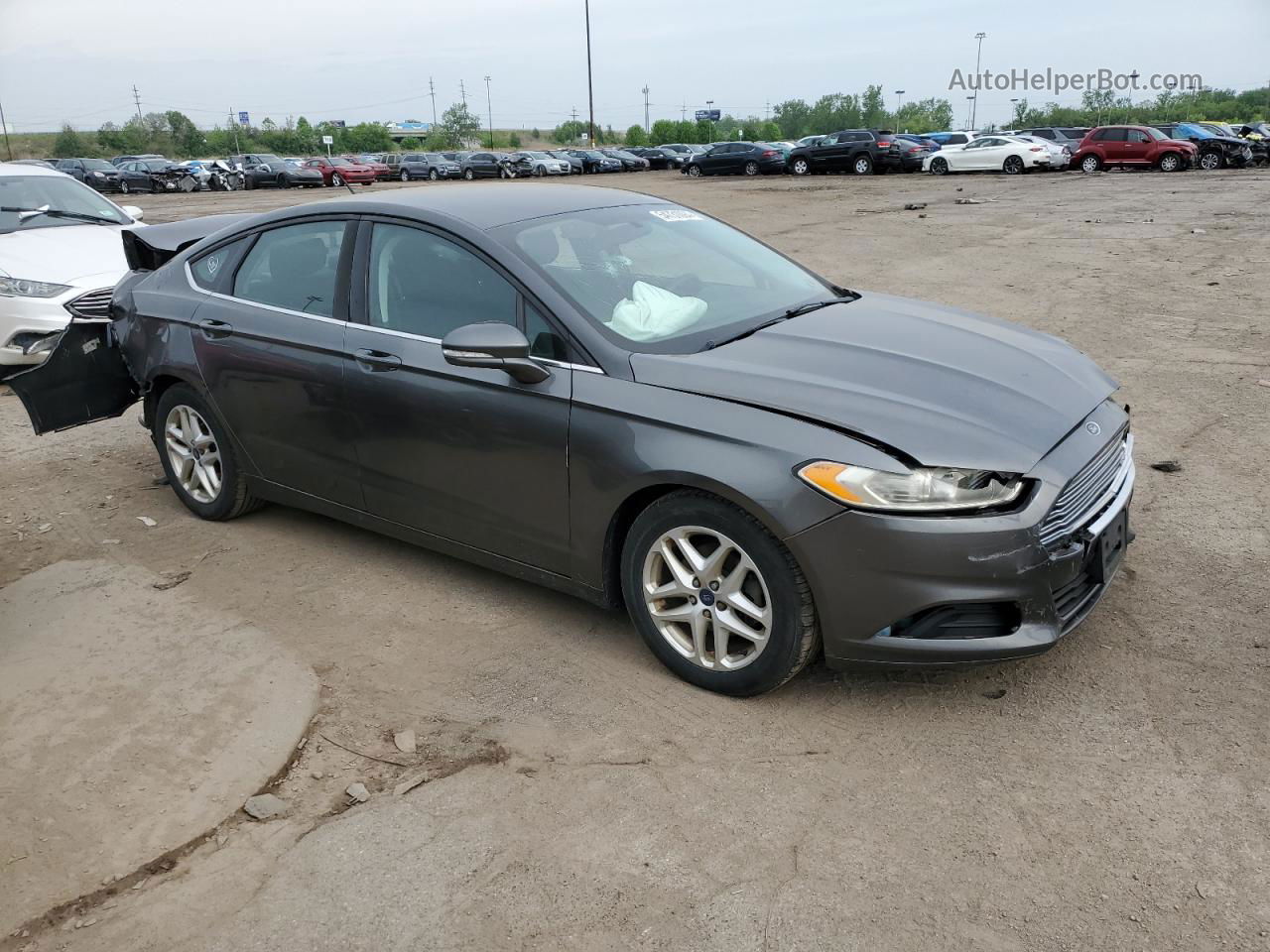 2015 Ford Fusion Se Charcoal vin: 3FA6P0H76FR124943