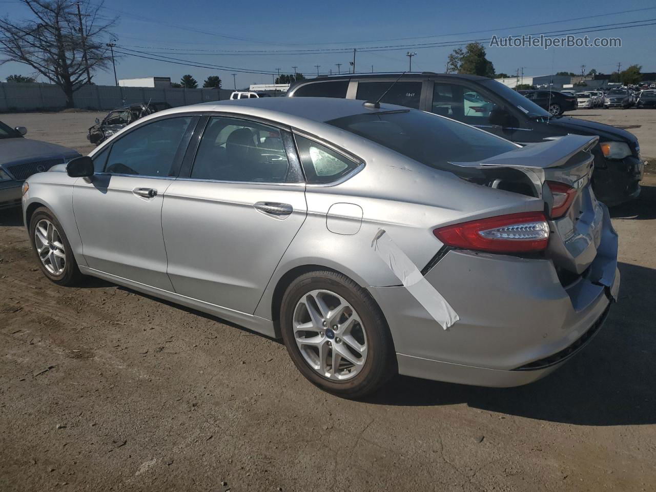 2015 Ford Fusion Se Silver vin: 3FA6P0H76FR193275