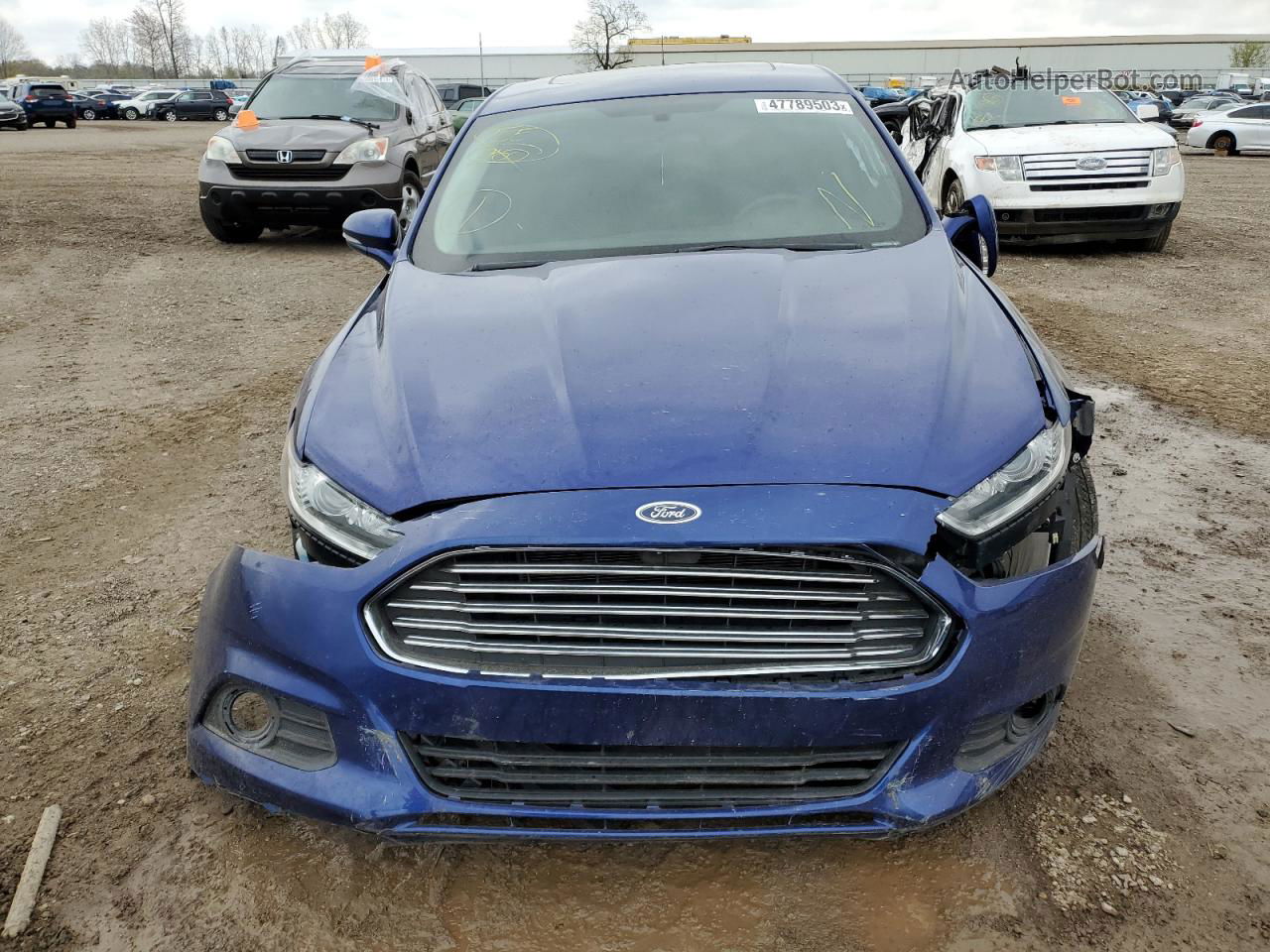 2015 Ford Fusion Se Blue vin: 3FA6P0H76FR237470