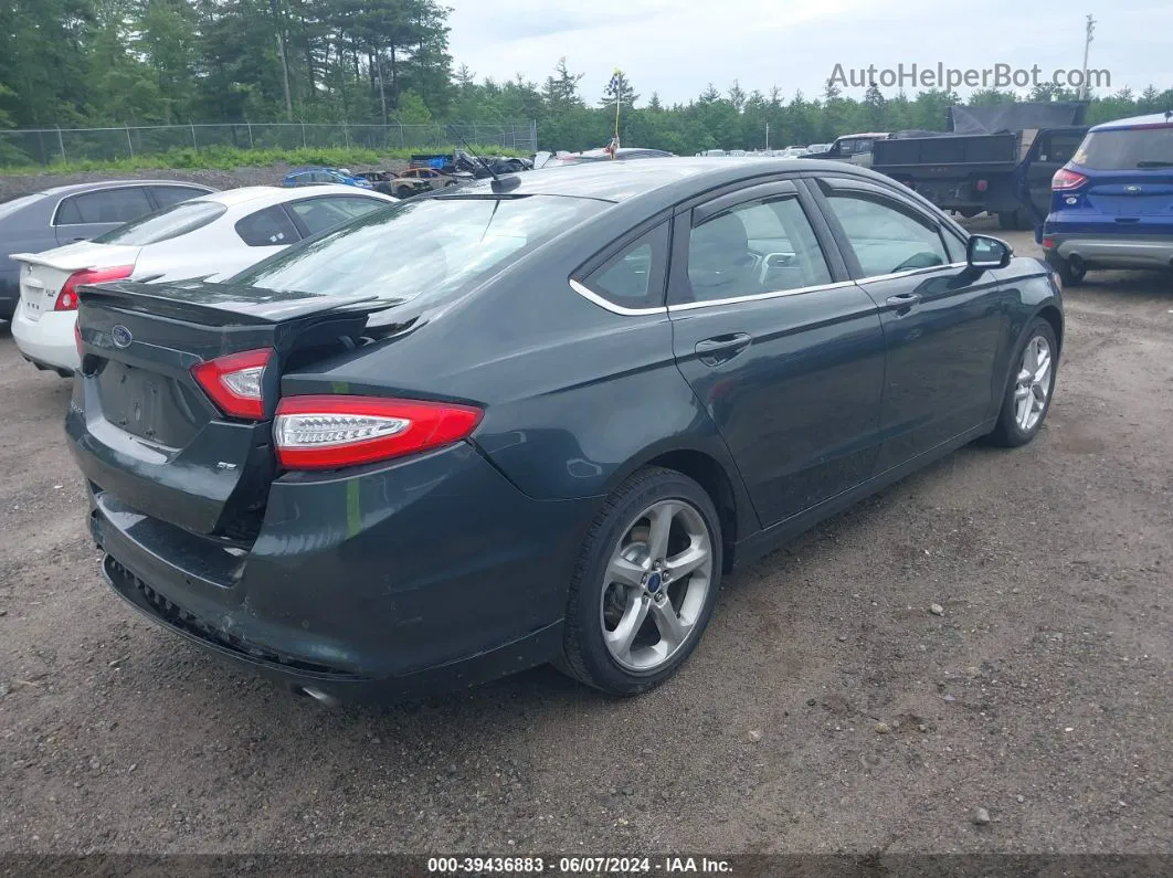 2015 Ford Fusion Se Green vin: 3FA6P0H76FR299306