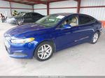 2016 Ford Fusion Se Blue vin: 3FA6P0H76GR126161