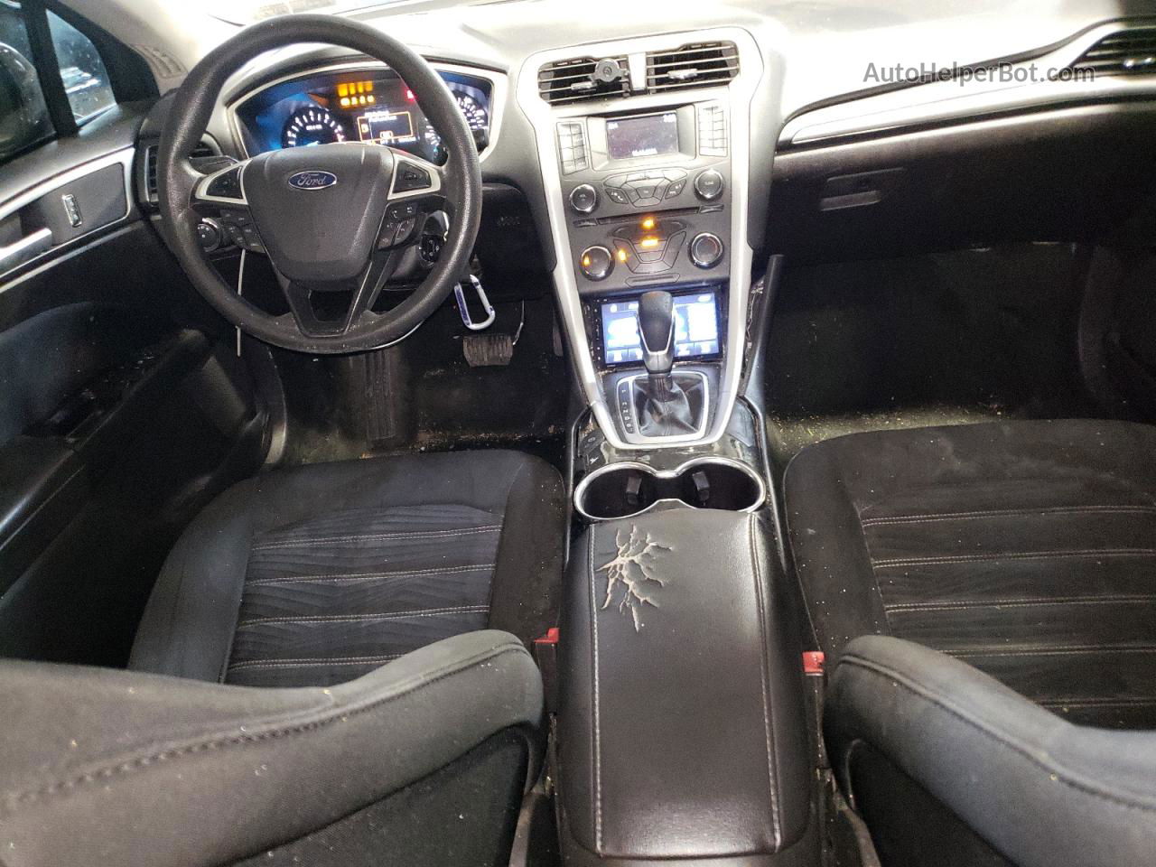 2016 Ford Fusion Se Угольный vin: 3FA6P0H76GR146782