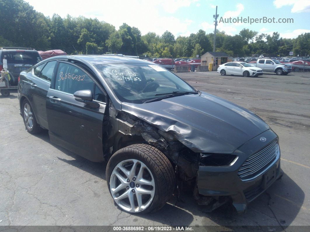 2016 Ford Fusion Se Gray vin: 3FA6P0H76GR174792