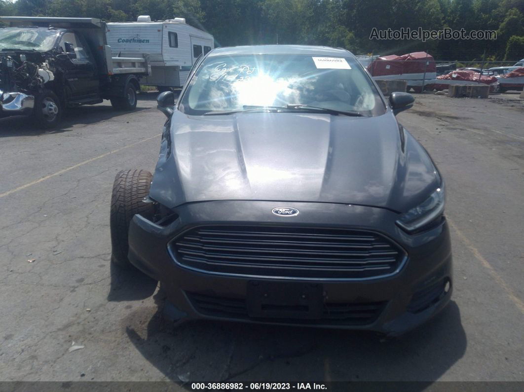 2016 Ford Fusion Se Gray vin: 3FA6P0H76GR174792