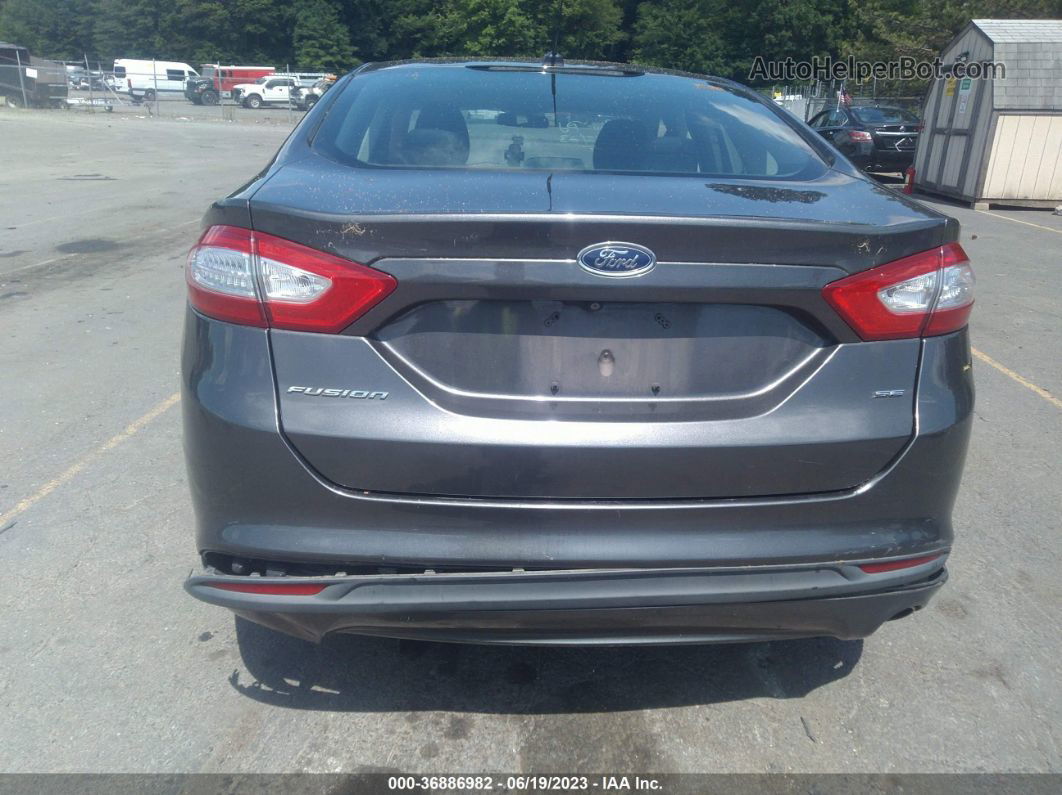 2016 Ford Fusion Se Серый vin: 3FA6P0H76GR174792