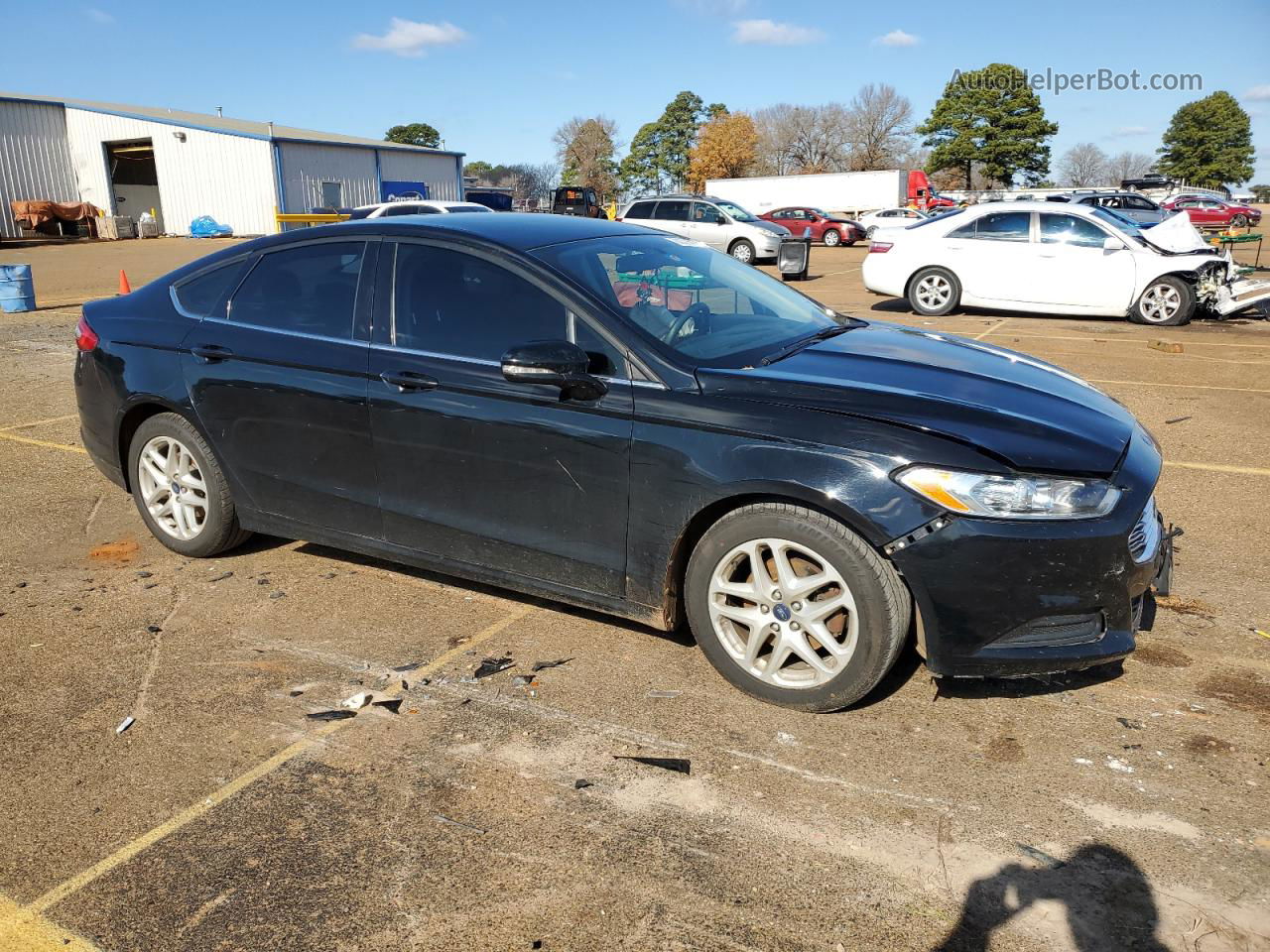 2016 Ford Fusion Se Black vin: 3FA6P0H76GR206964