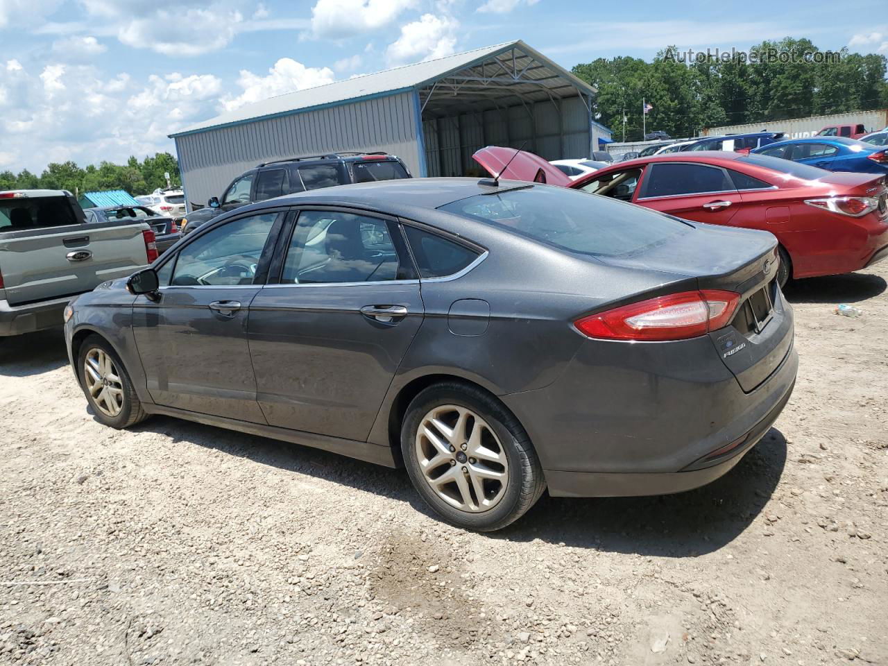 2016 Ford Fusion Se Charcoal vin: 3FA6P0H76GR211470