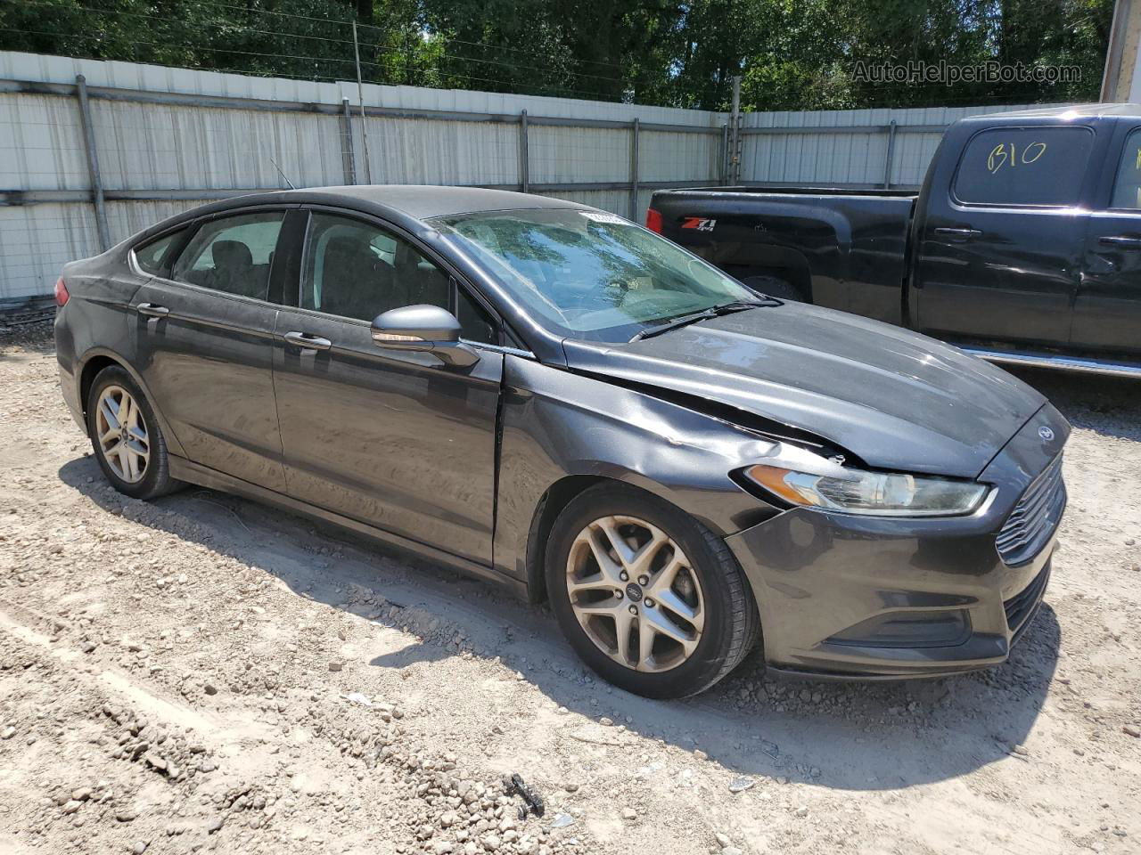 2016 Ford Fusion Se Charcoal vin: 3FA6P0H76GR211470