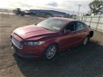 2016 Ford Fusion Se Red vin: 3FA6P0H76GR319703