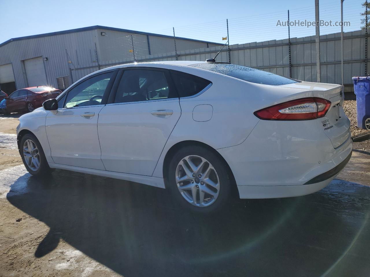 2016 Ford Fusion Se White vin: 3FA6P0H76GR374958