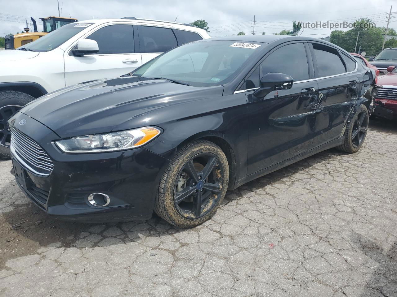 2016 Ford Fusion Se Black vin: 3FA6P0H76GR383093