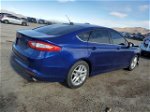2016 Ford Fusion Se Blue vin: 3FA6P0H76GR388391