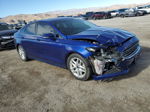 2016 Ford Fusion Se Blue vin: 3FA6P0H76GR388391