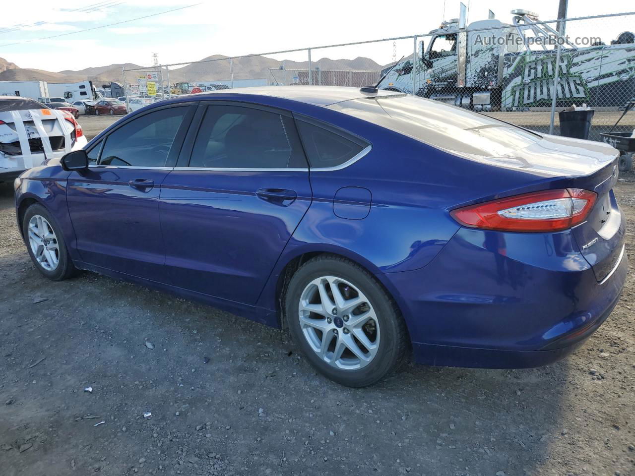 2016 Ford Fusion Se Blue vin: 3FA6P0H76GR388391