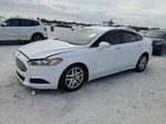 2016 Ford Fusion Se White vin: 3FA6P0H76GR388701