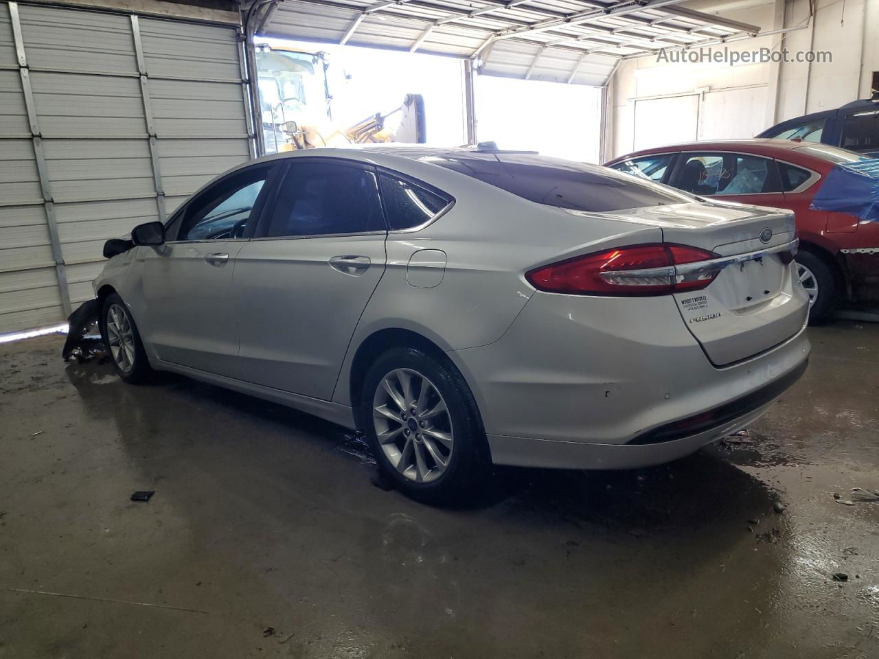 2017 Ford Fusion Se Silver vin: 3FA6P0H76HR151157