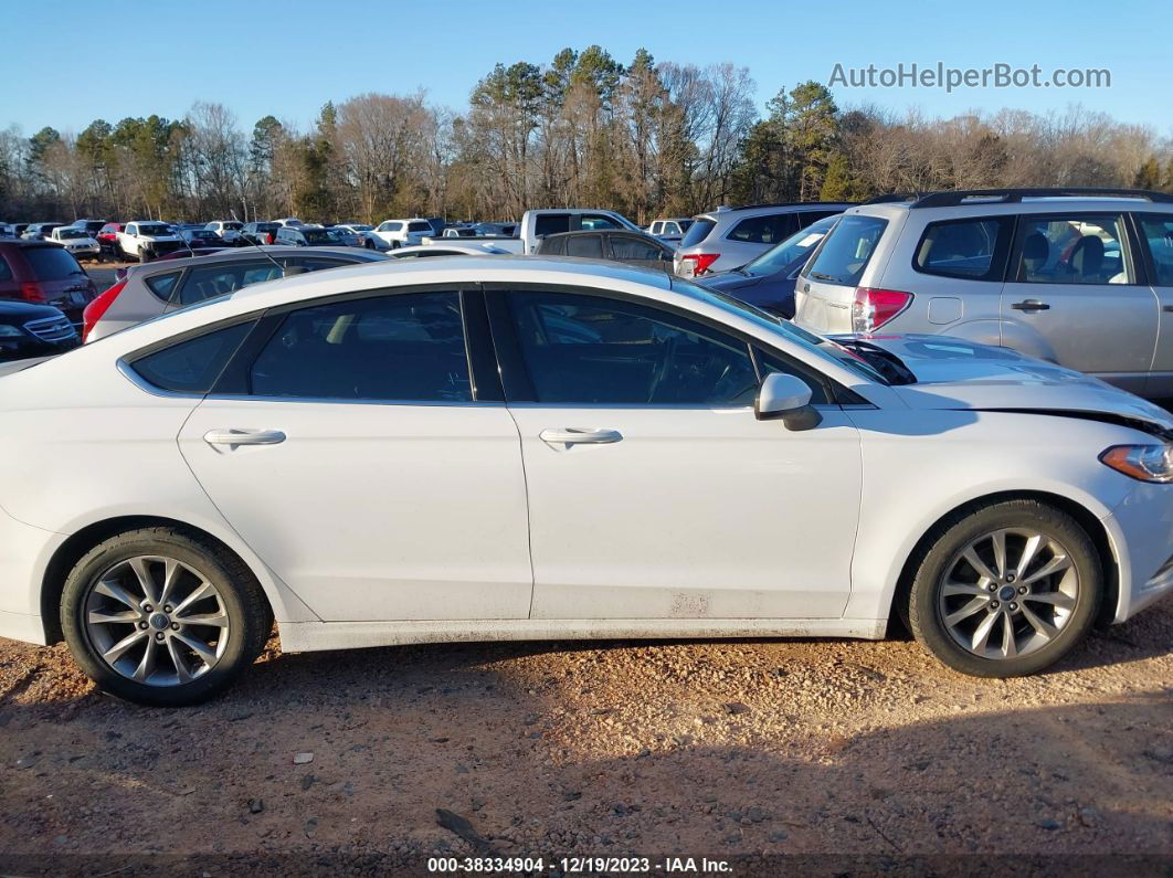 2017 Ford Fusion Se Белый vin: 3FA6P0H76HR410777