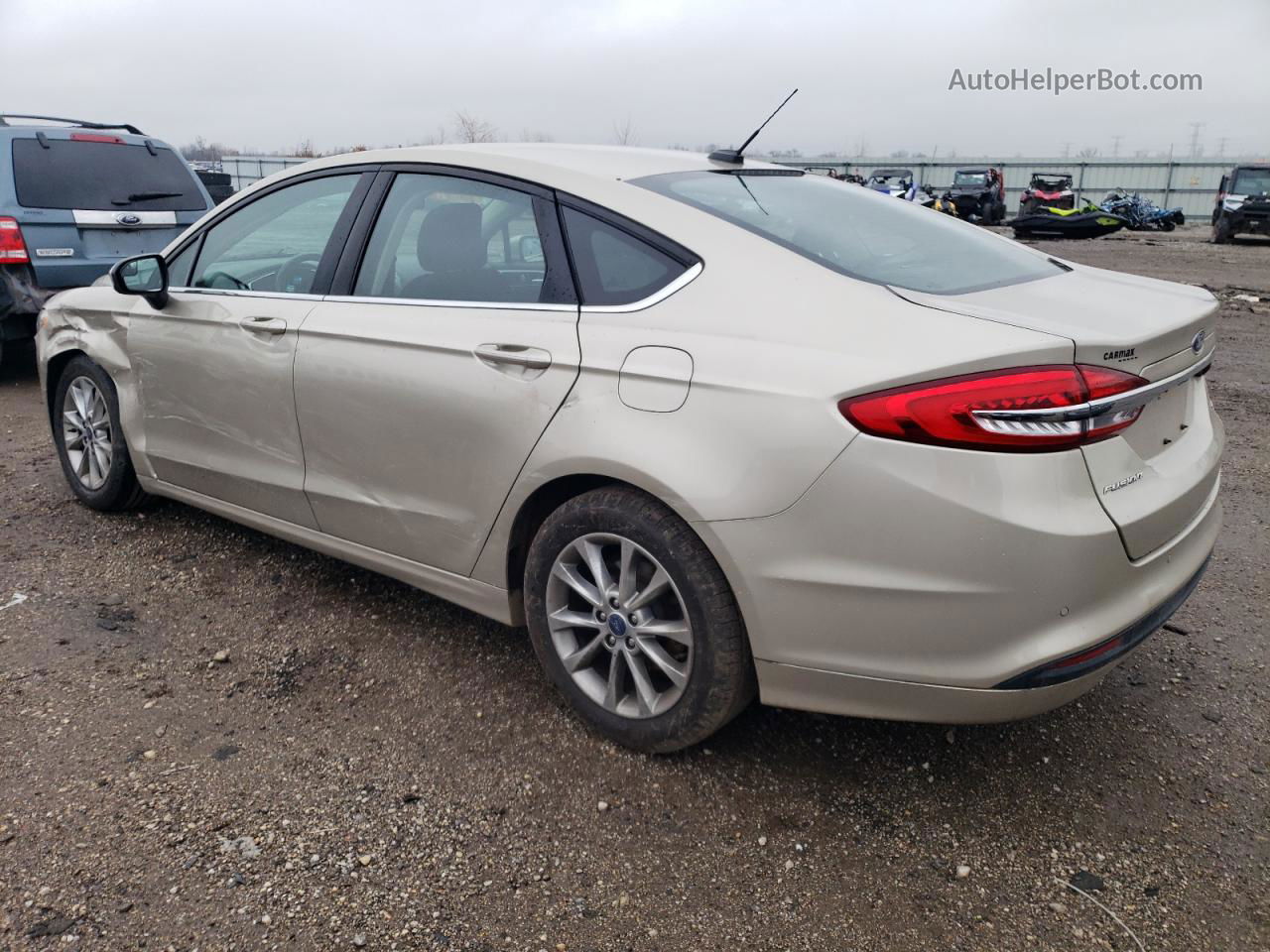 2017 Ford Fusion Se Золотой vin: 3FA6P0H76HR412609