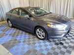 2018 Ford Fusion Se Gray vin: 3FA6P0H76JR117564