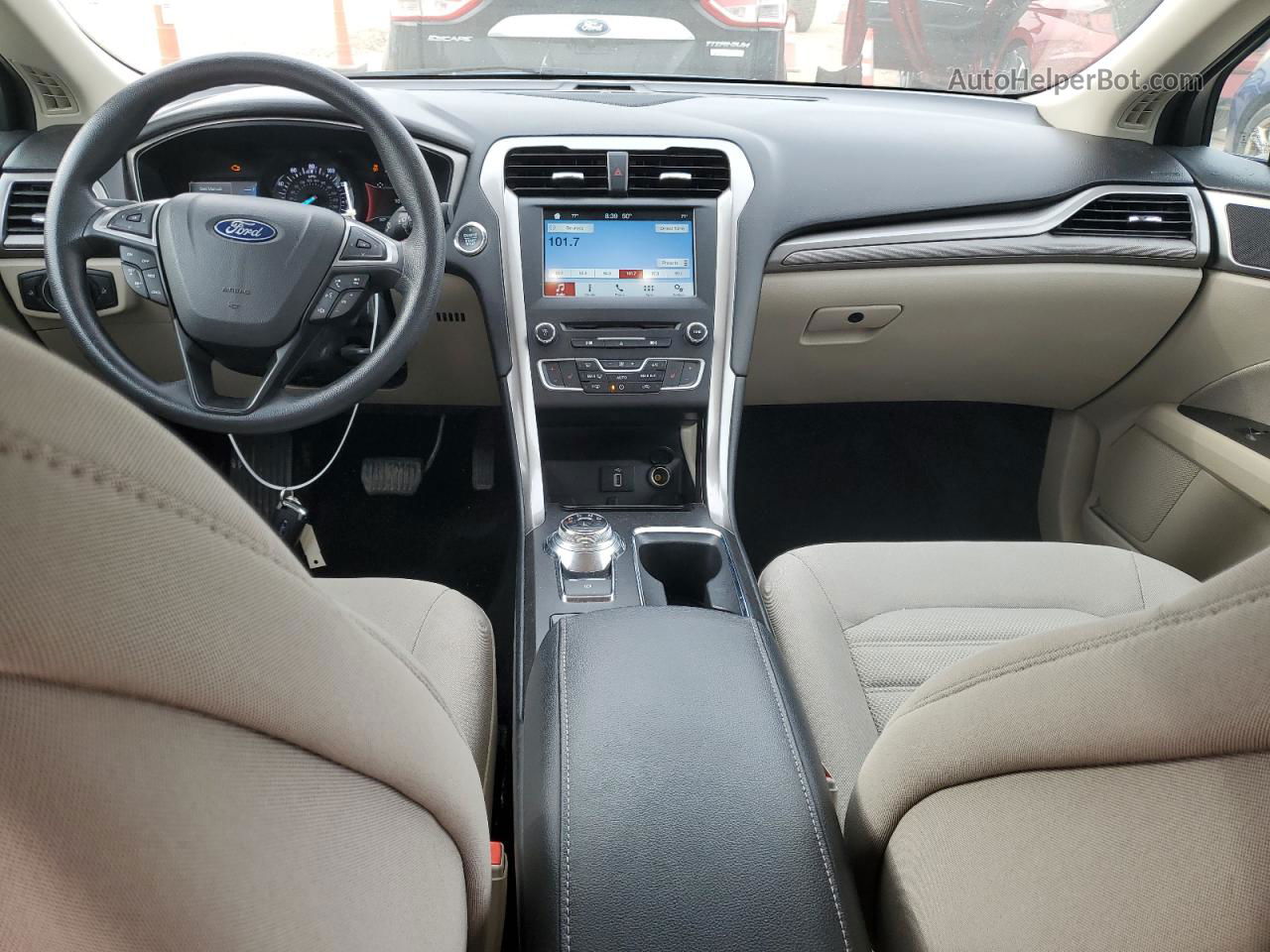 2018 Ford Fusion Se Синий vin: 3FA6P0H76JR166389