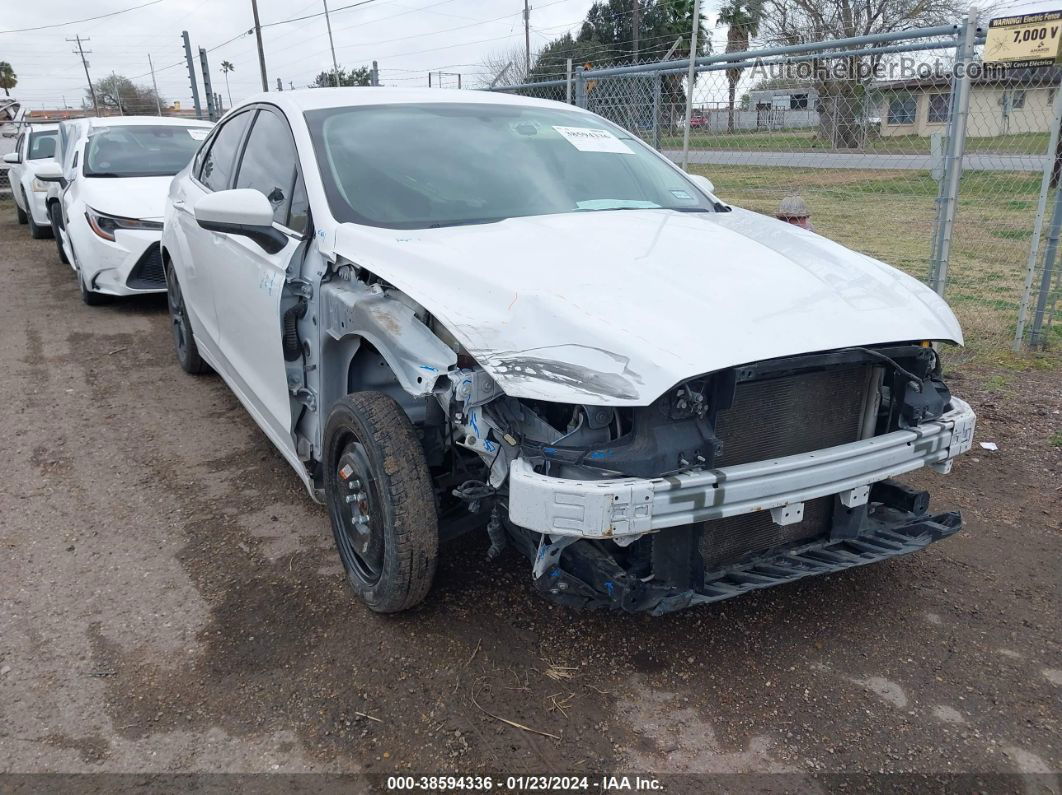 2018 Ford Fusion Se White vin: 3FA6P0H76JR191339