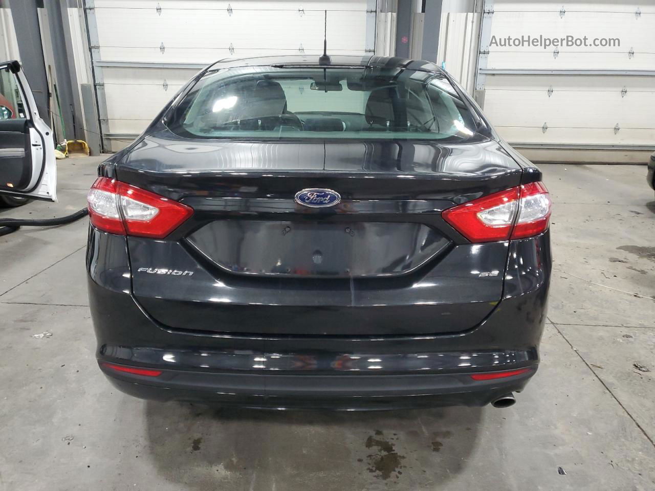 2013 Ford Fusion Se Black vin: 3FA6P0H77DR119960