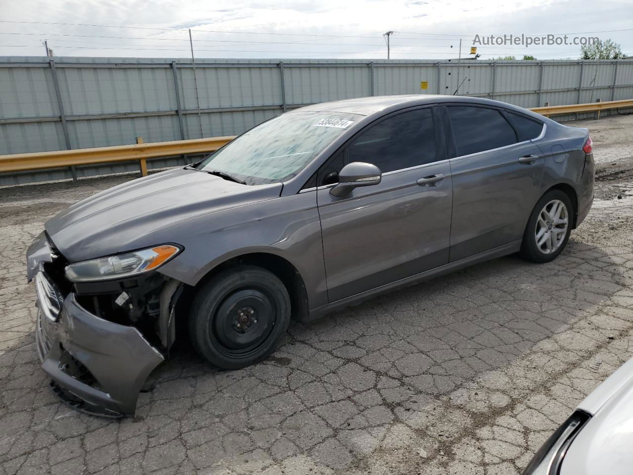 2013 Ford Fusion Se Gray vin: 3FA6P0H77DR124902