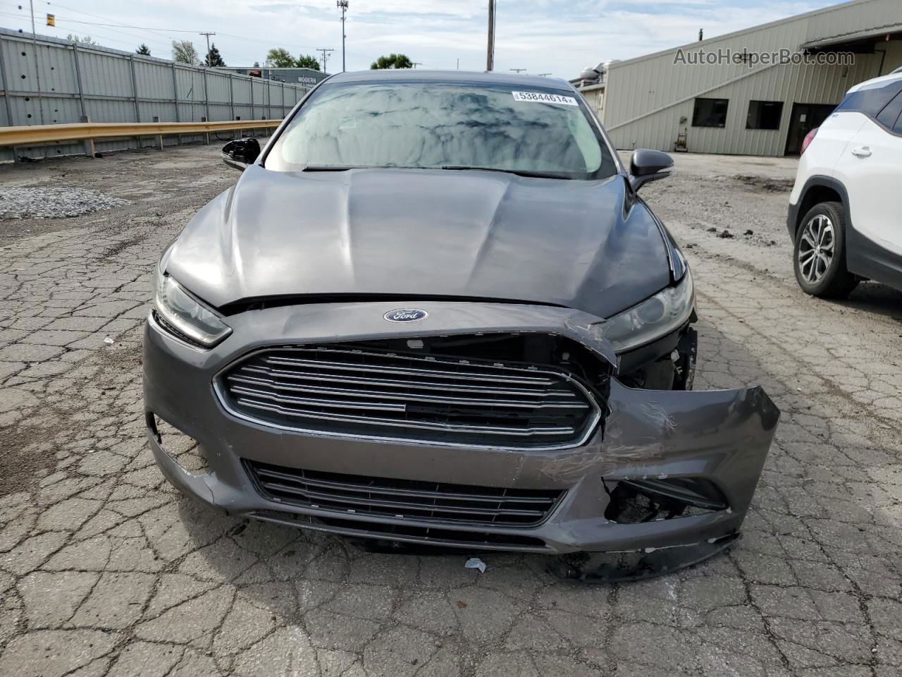 2013 Ford Fusion Se Gray vin: 3FA6P0H77DR124902