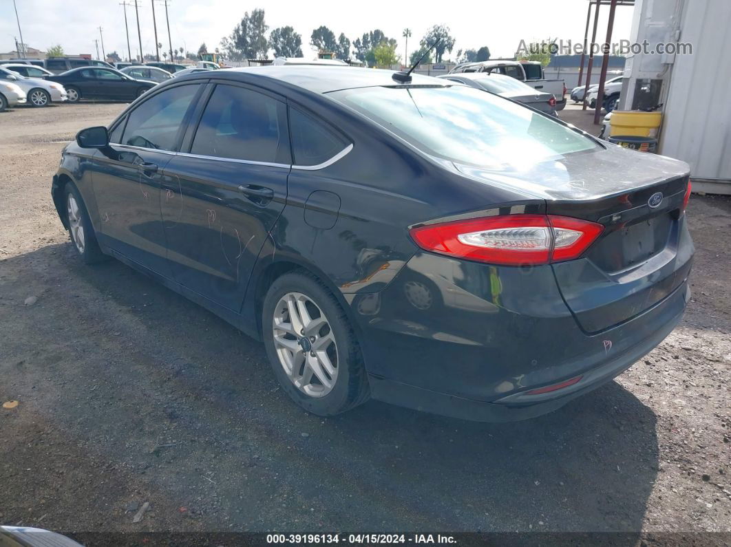 2013 Ford Fusion Se Черный vin: 3FA6P0H77DR135382