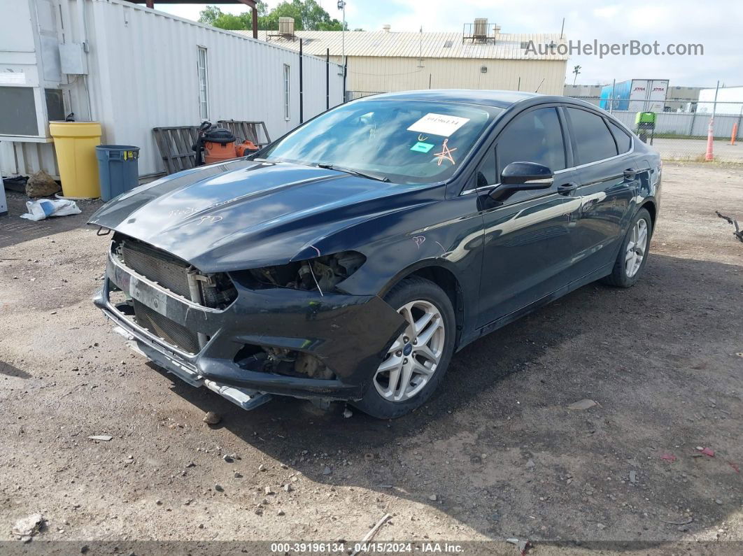 2013 Ford Fusion Se Black vin: 3FA6P0H77DR135382