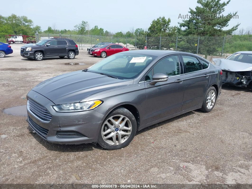 2013 Ford Fusion Se Gray vin: 3FA6P0H77DR191063